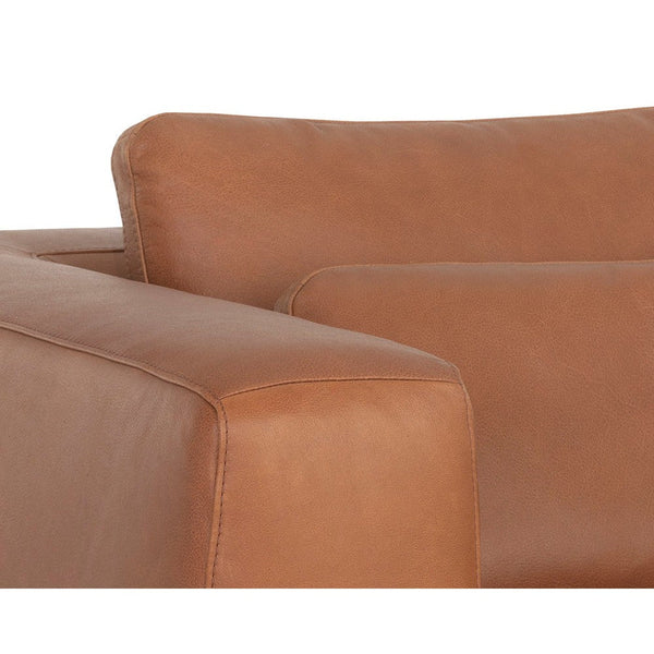 Burr Armchair - Behike Saddle Leather