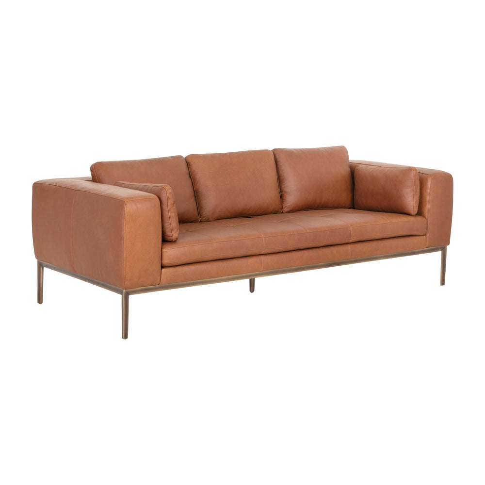 Burr Sofa - Behike Saddle Leather
