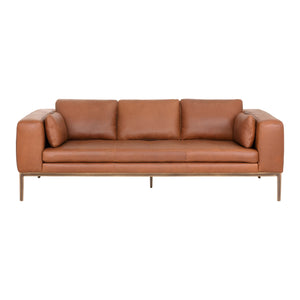 Burr Sofa - Behike Saddle Leather