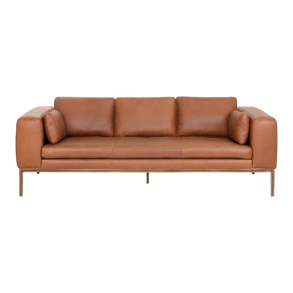 Burr Sofa - Behike Saddle Leather