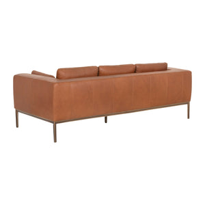 Burr Sofa - Behike Saddle Leather