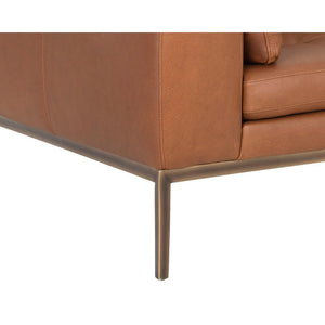 Burr Sofa - Behike Saddle Leather