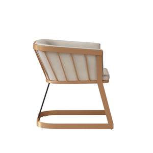 Caily Lounge Chair - Bravo Cream