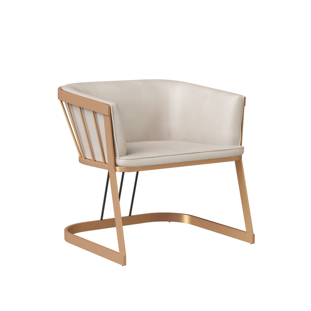 Caily Lounge Chair - Bravo Cream