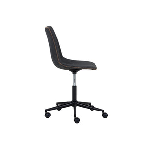 Cal Office Chair - Antique Black