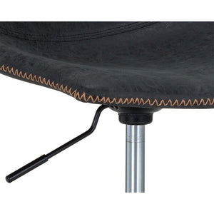 Cal Office Chair - Antique Black