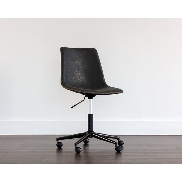 Cal Office Chair - Antique Black