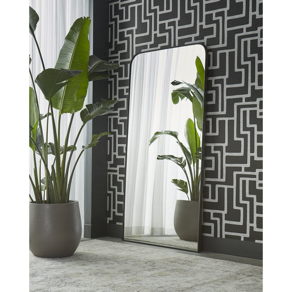 Calabasas Floor Mirror - Black
