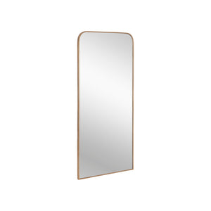 Calabasas Floor Mirror - Brass