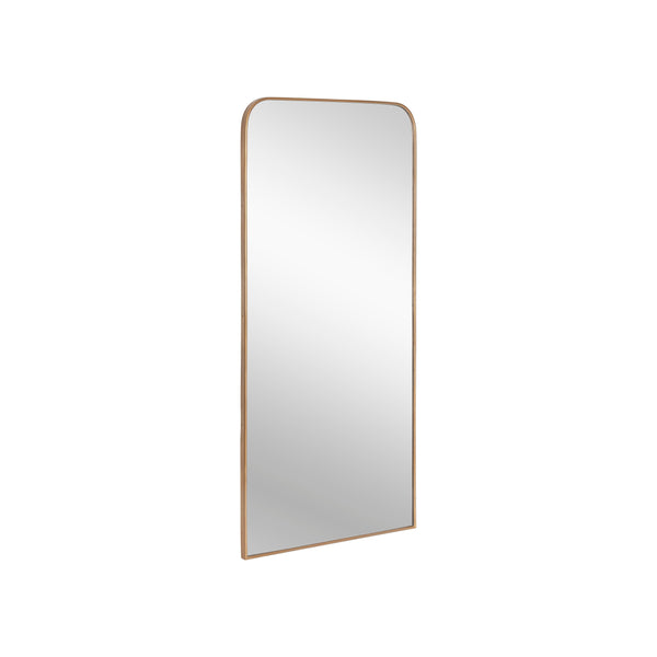 Calabasas Floor Mirror - Brass