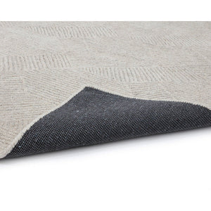 Calais Hand Tufted Rug - Oatmeal / Grey - 10' X 14'