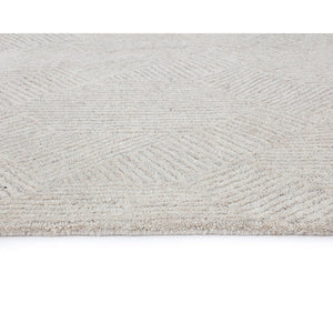 Calais Hand Tufted Rug - Oatmeal / Grey - 10' X 14'