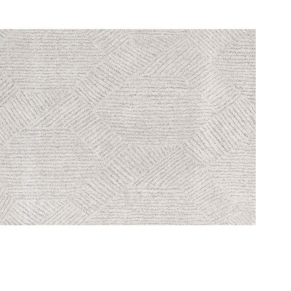 Calais Hand Tufted Rug - Oatmeal / Grey - 6' X 9'