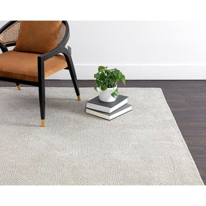 Calais Hand Tufted Rug - Oatmeal / Grey - 8' X 10'