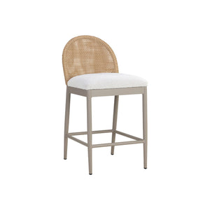 Calandri Counter Stool - Greige - Louis Cream