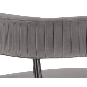 Callem Dining Armchair - Antonio Charcoal