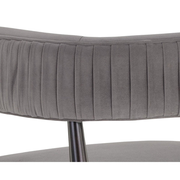 Callem Dining Armchair - Antonio Charcoal