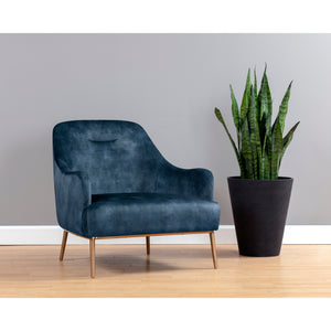 Cameron Lounge Chair - Nono Petrol