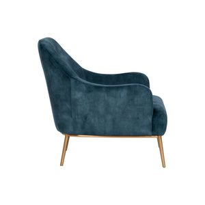 Cameron Lounge Chair - Nono Petrol