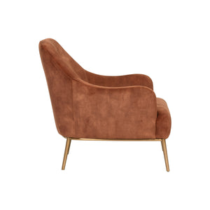 Cameron Lounge Chair - Nono Rust
