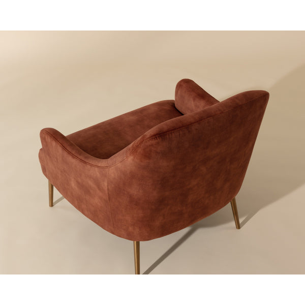 Cameron Lounge Chair - Nono Rust