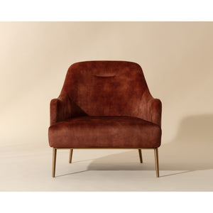 Cameron Lounge Chair - Nono Rust
