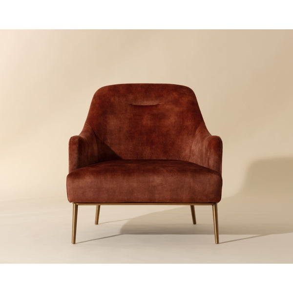 Cameron Lounge Chair - Nono Rust