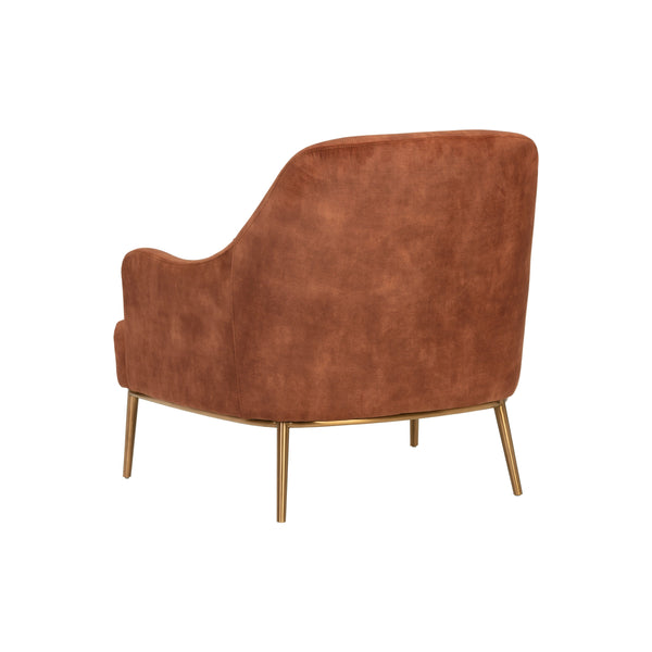 Cameron Lounge Chair - Nono Rust