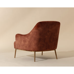 Cameron Lounge Chair - Nono Rust
