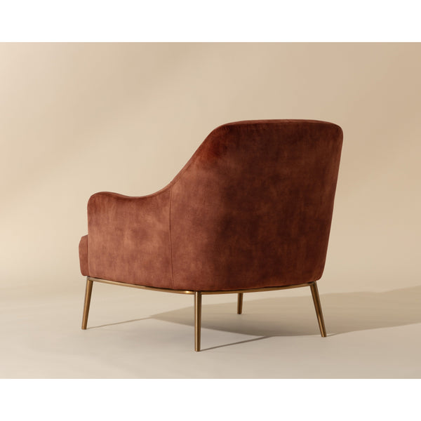 Cameron Lounge Chair - Nono Rust