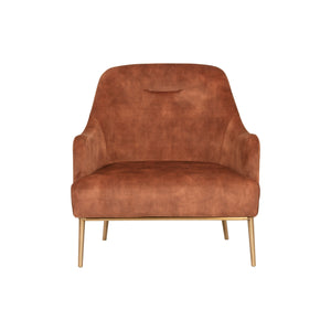 Cameron Lounge Chair - Nono Rust