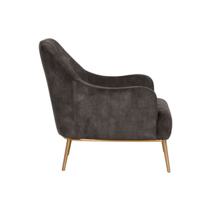 Cameron Lounge Chair - Nono Shitake