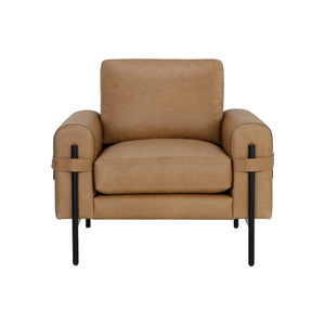 Camus Armchair - Ludlow Sesame Leather