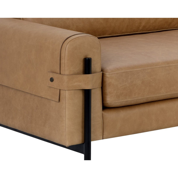 Camus Sofa - Ludlow Sesame Leather