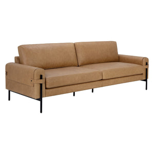 Camus Sofa - Ludlow Sesame Leather