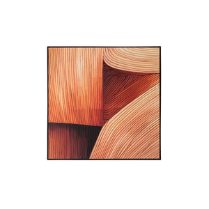 Canyon Dreams I - 48" X 48" - Black Floater Frame