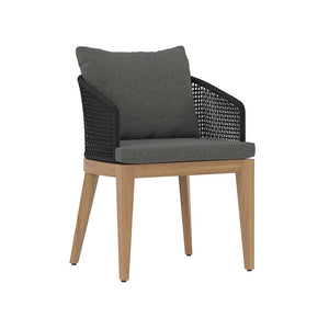 Capri Dining Armchair - Natural - Gracebay Grey