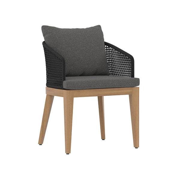 Capri Dining Armchair - Natural - Gracebay Grey