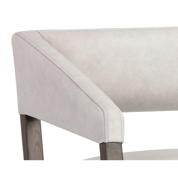 Carlyle Lounge Chair - Saloon Light Grey Leather