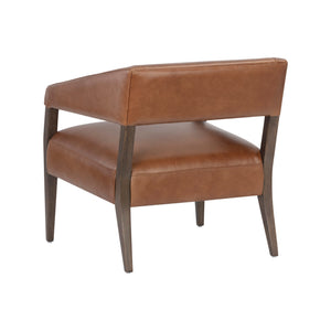 Carlyle Lounge Chair - Shalimar Tobacco Leather