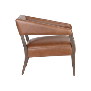 Carlyle Lounge Chair - Shalimar Tobacco Leather