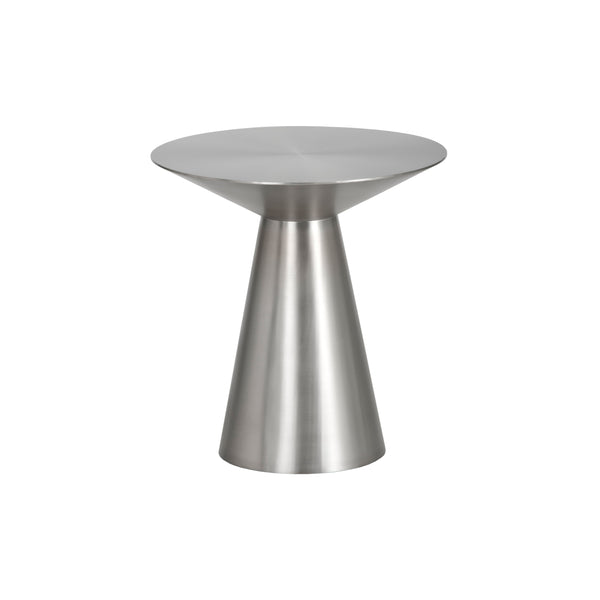 Carmel End Table - Stainless Steel