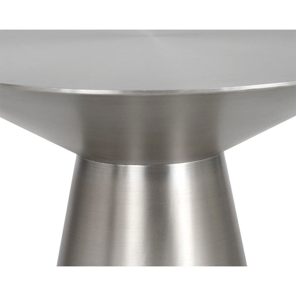 Carmel End Table - Stainless Steel
