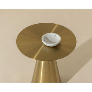 Carmel End Table - Yellow Gold