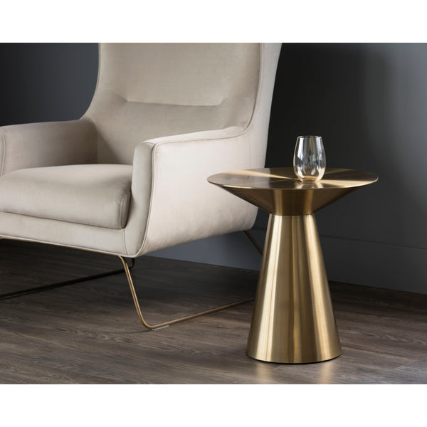 Carmel End Table - Yellow Gold