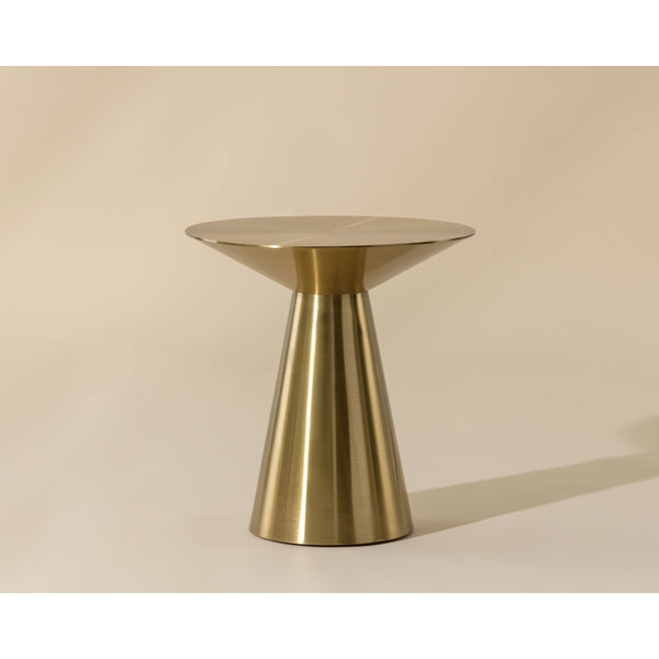 Carmel End Table - Yellow Gold
