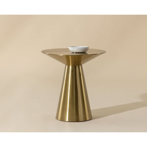 Carmel End Table - Yellow Gold