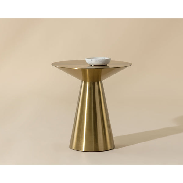 Carmel End Table - Yellow Gold