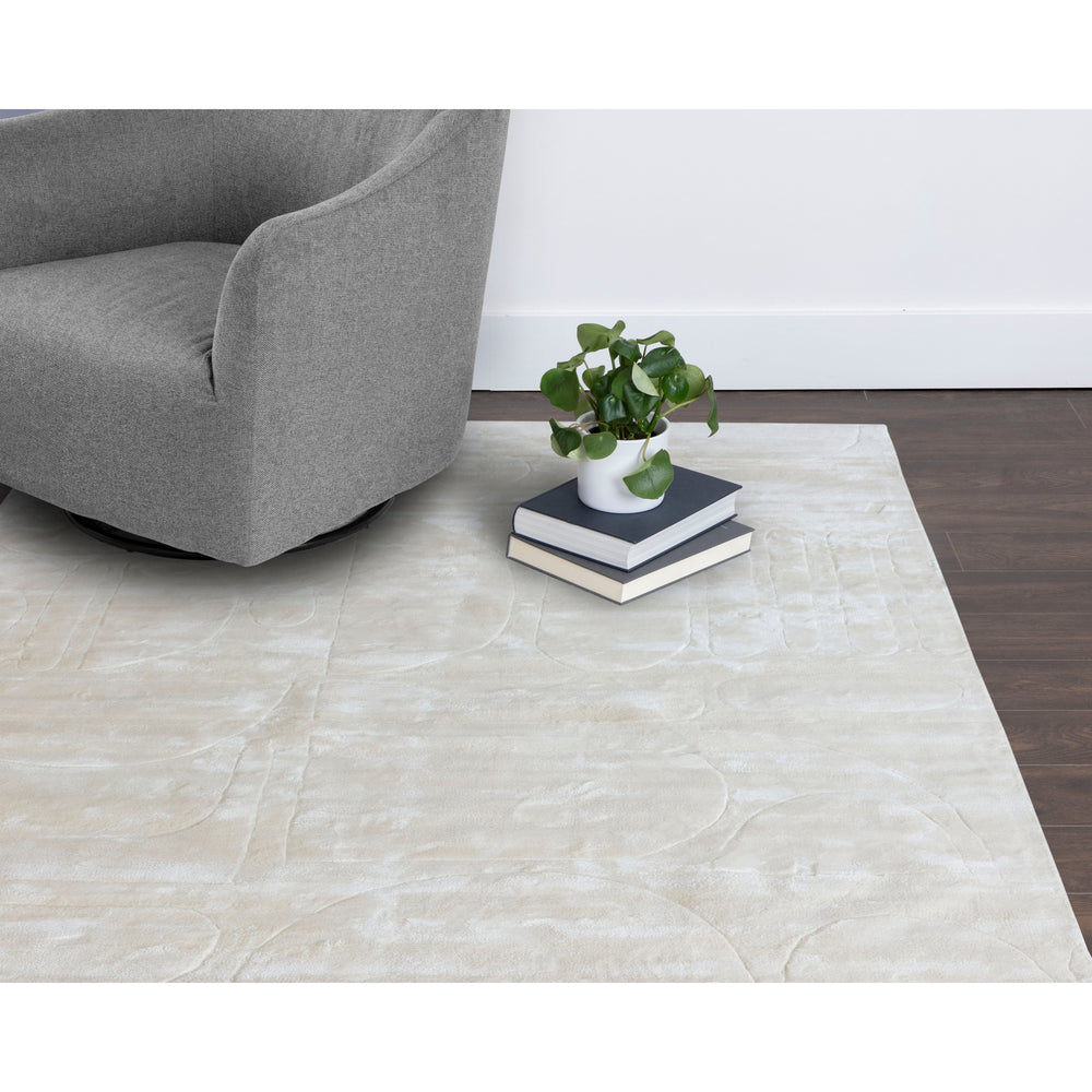 Caruso Hand Loomed Rug - Cream / Ivory - 10' X 14'
