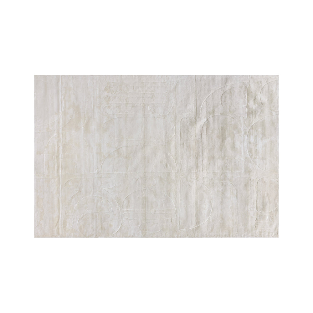 Caruso Hand Loomed Rug - Cream / Ivory - 6' X 9'